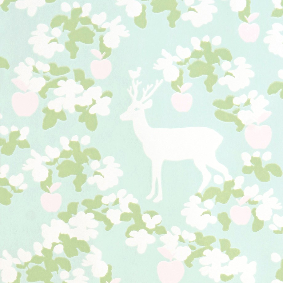 TAPETAI APPLE GARDEN TURQUOISE 107-01