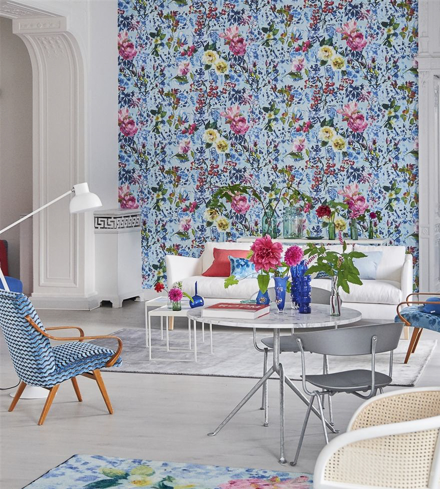 Tapetai Designers Guild, Majolica Wallpaper PDG1028-01 interjere