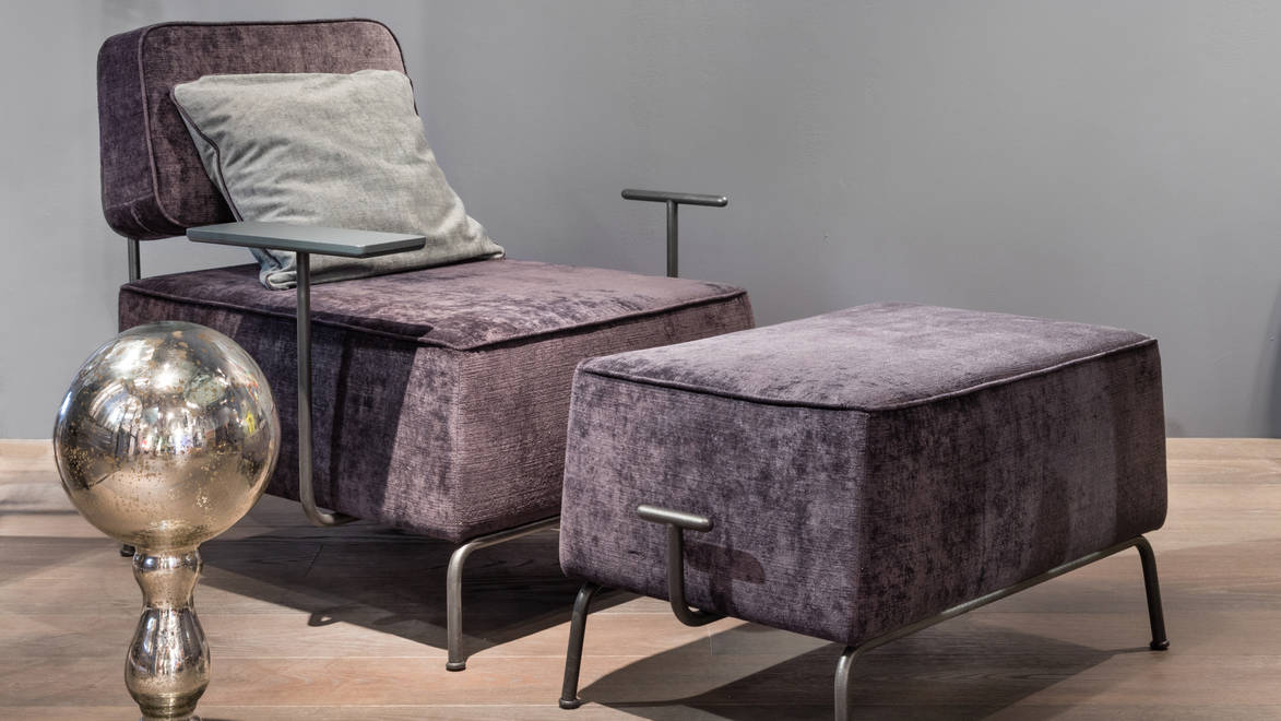 fotelis Greta - L violetinis