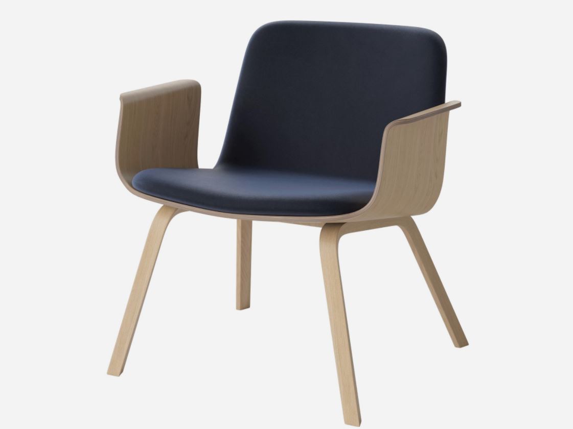 fotelis Palm lounge chair with armrest and upholstered seat