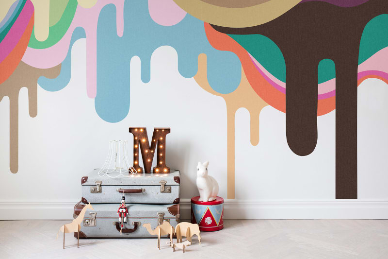 Tapetai Rebelwalls, Dripping Ice Cream, R14521