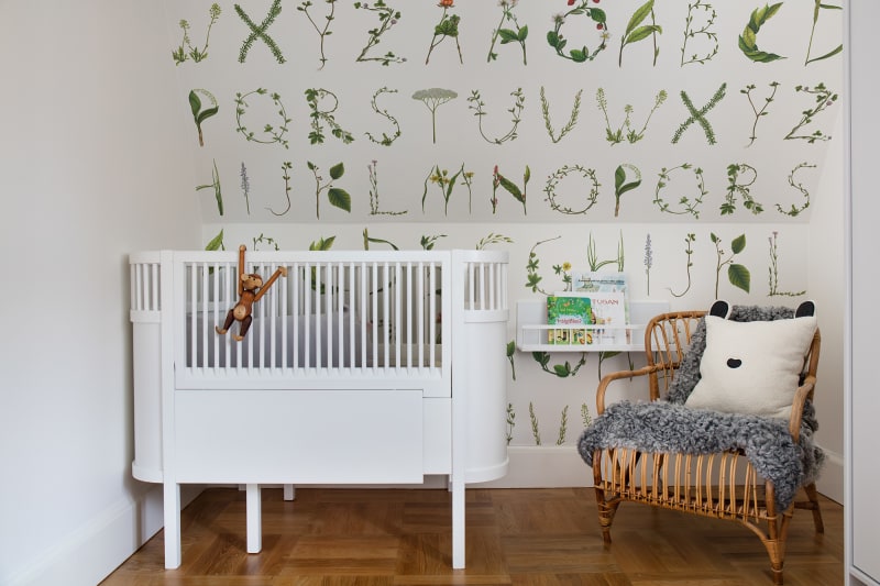fototapetai rebel wall, bouquet, floral alphabet R13195 interjere